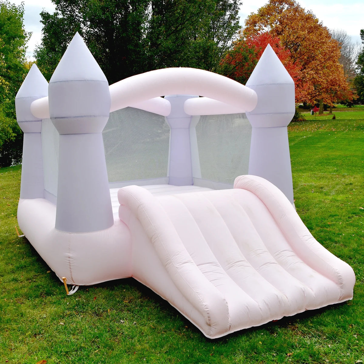 Pastel Bouncy Castle with Slide U710