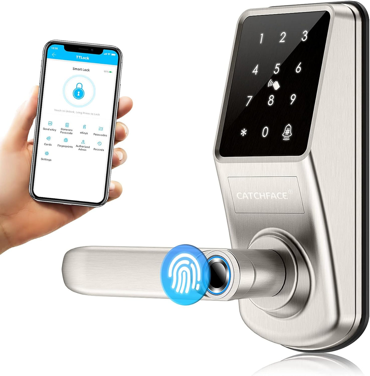 Smart Lock with Handle P85460