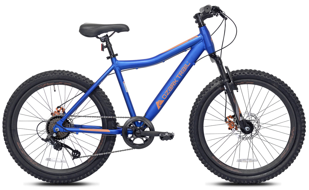 24 Glide Mountain Bike, 8 Speed, Black M157