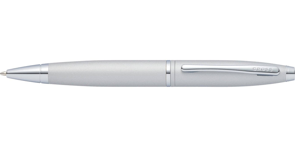 Satin Chrome Ballpoint Pen and Black Medium Journal G808109