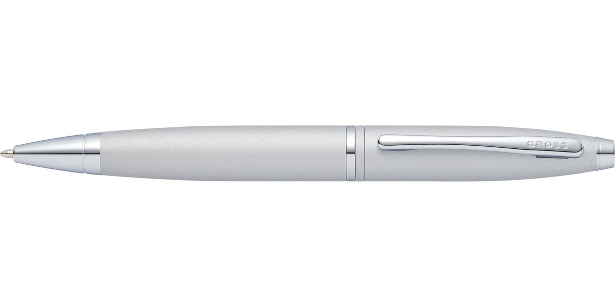Satin Chrome Ballpoint Pen and Black Medium Journal G808109