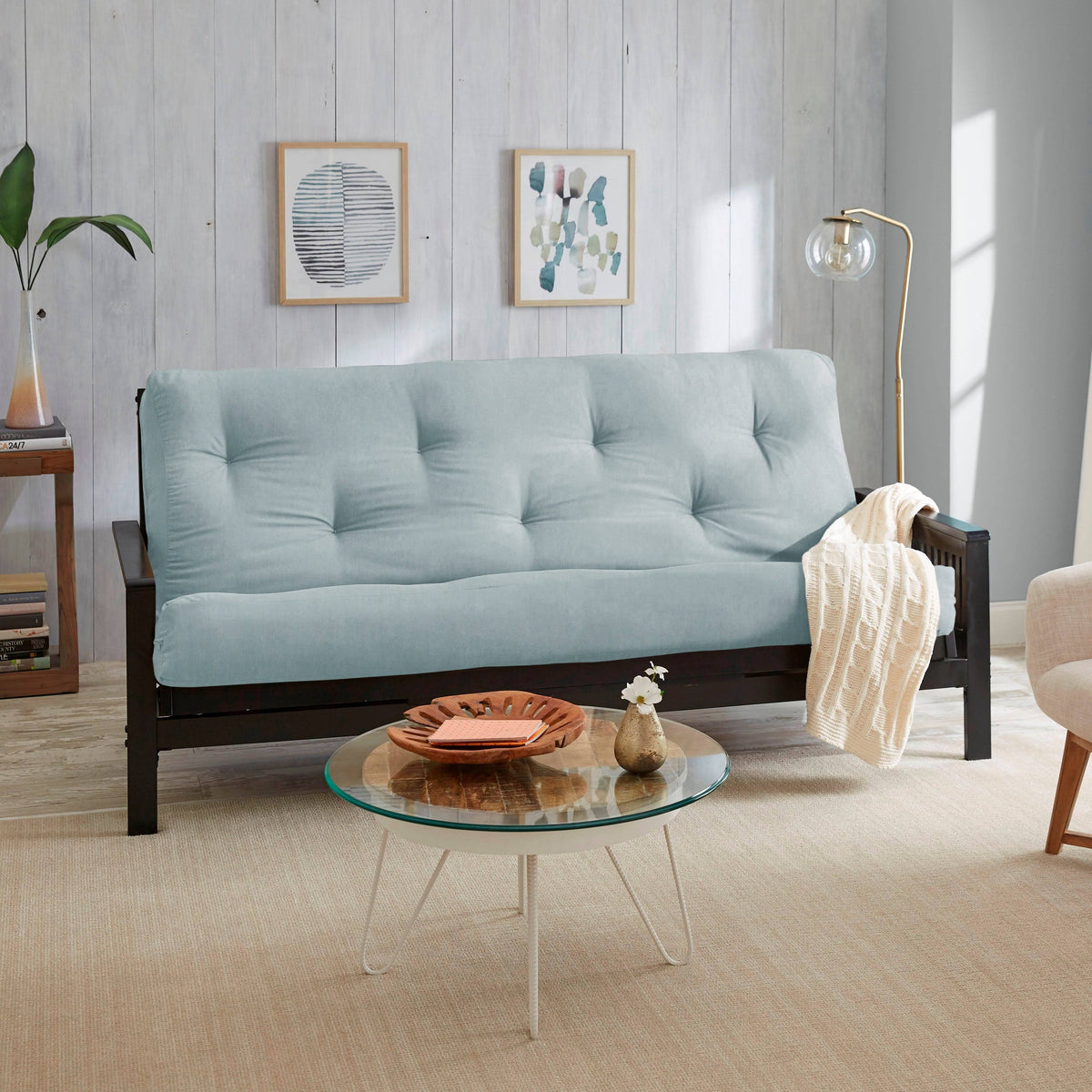 Coral Cotton Pocket Coil Full-Size 10-Inch Futon Mattress O6598