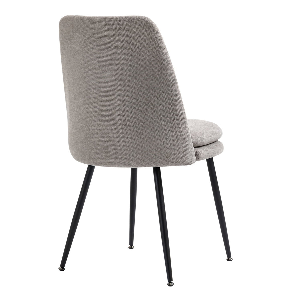 Gray Upholstered Dining Chairs Set of 2 T748