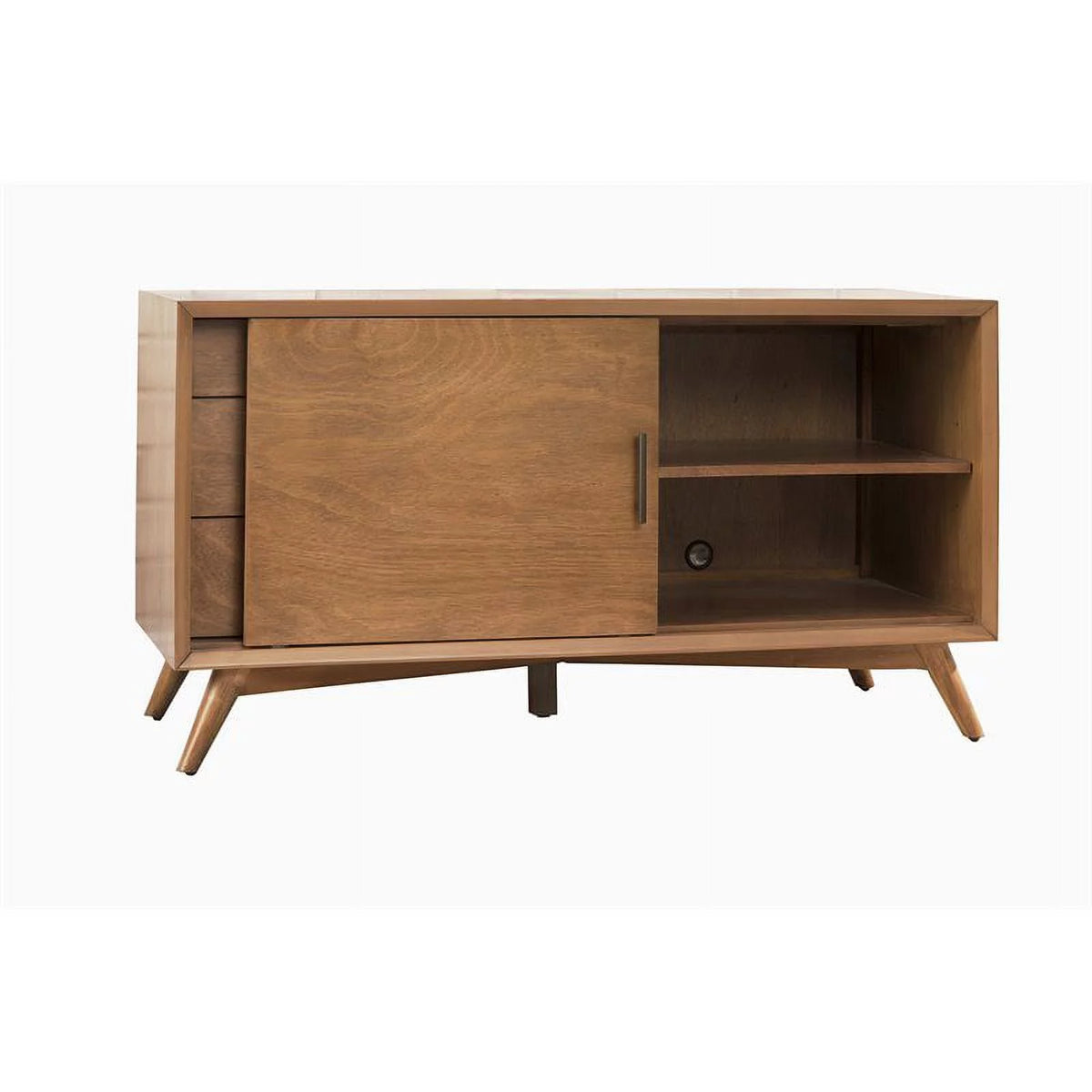 3 Piece Set with TV Console Panel Bed & Nightstand C4253