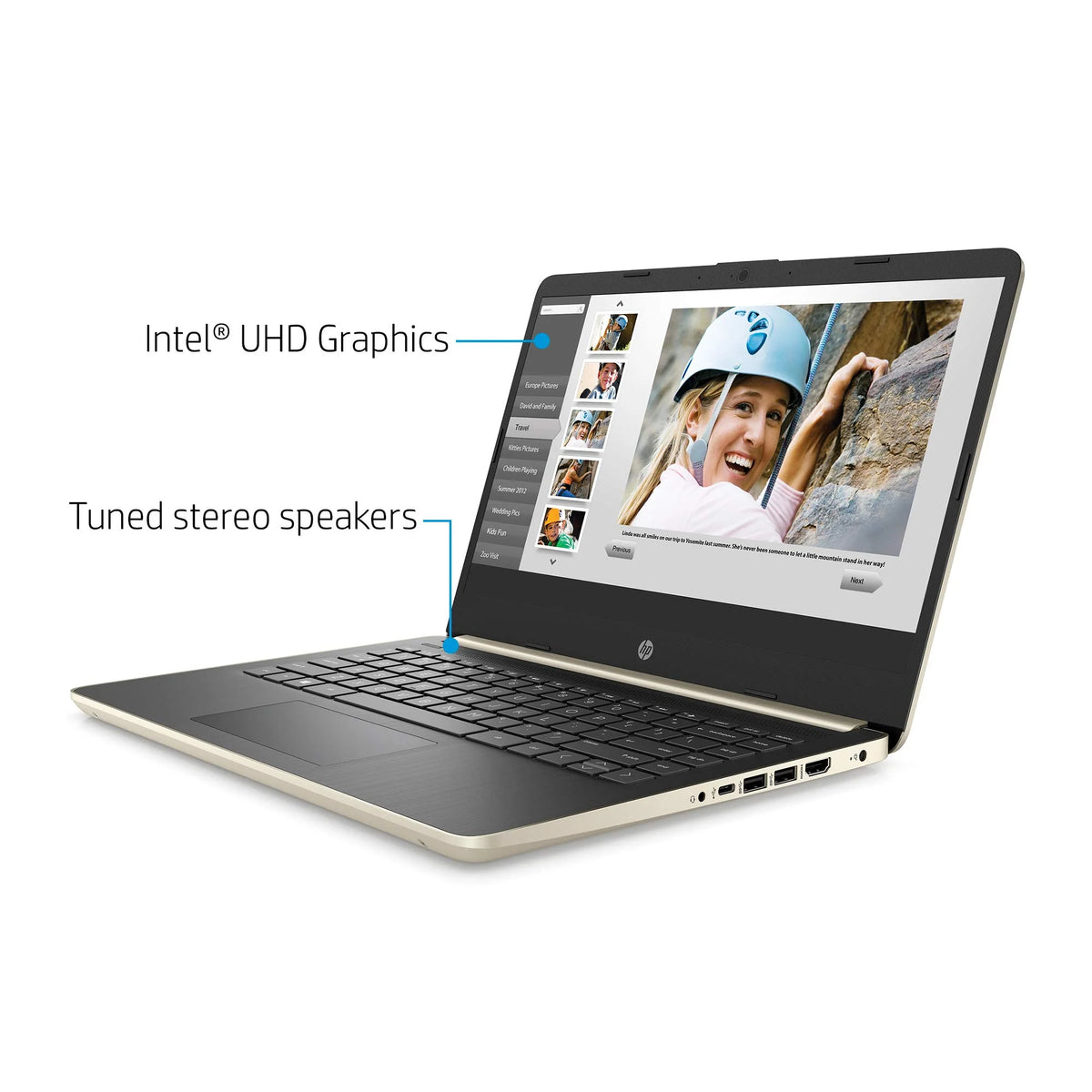 14'' HD Laptop Intel i3 8GB RAM 128GB SSD Windows 10 Pro Y505850