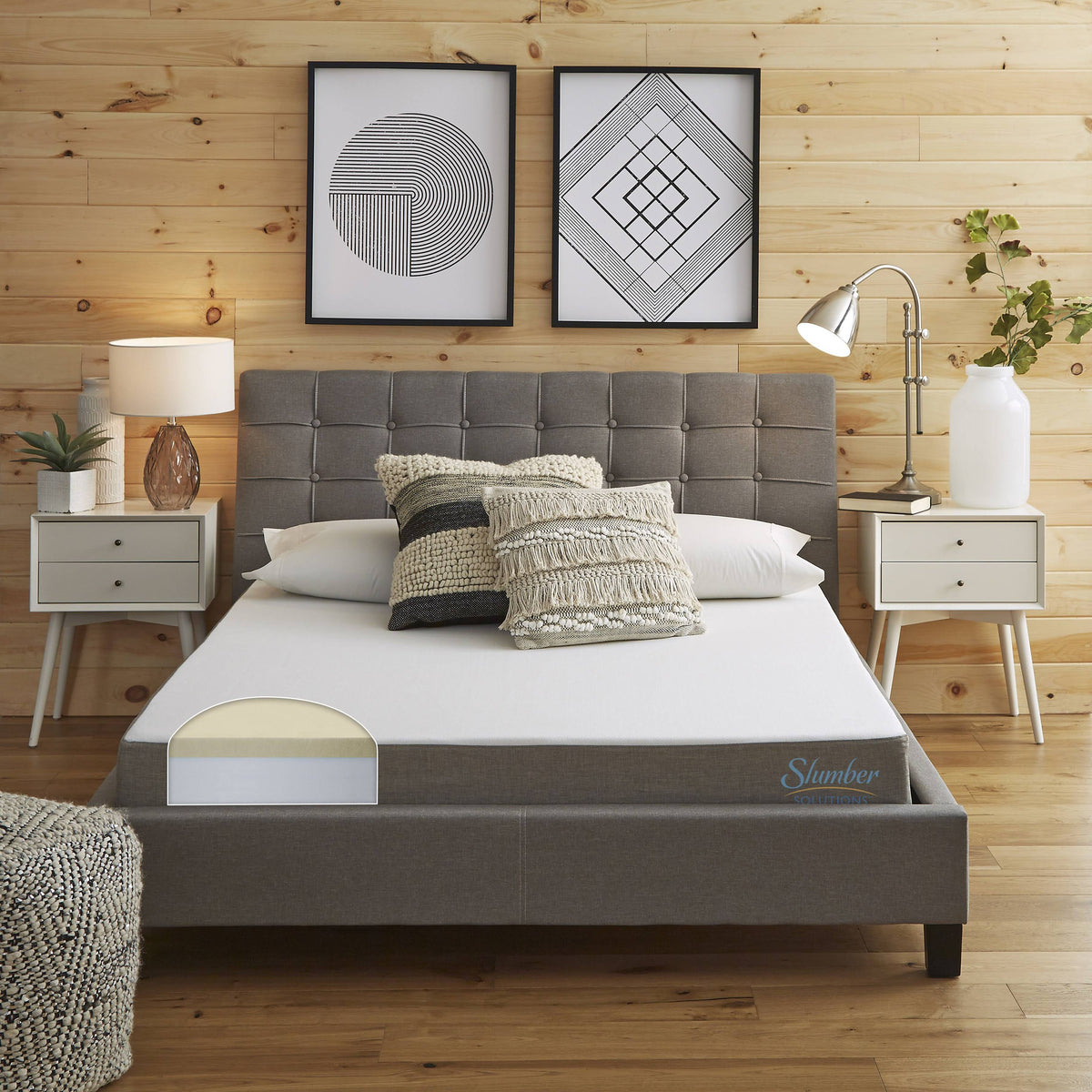 King Firm Memory Foam Mattress Q58930