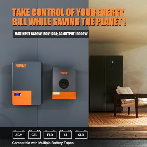 3000W Pure Sine Wave Solar Inverter Charger 24V to 110V 60A MPPT J912