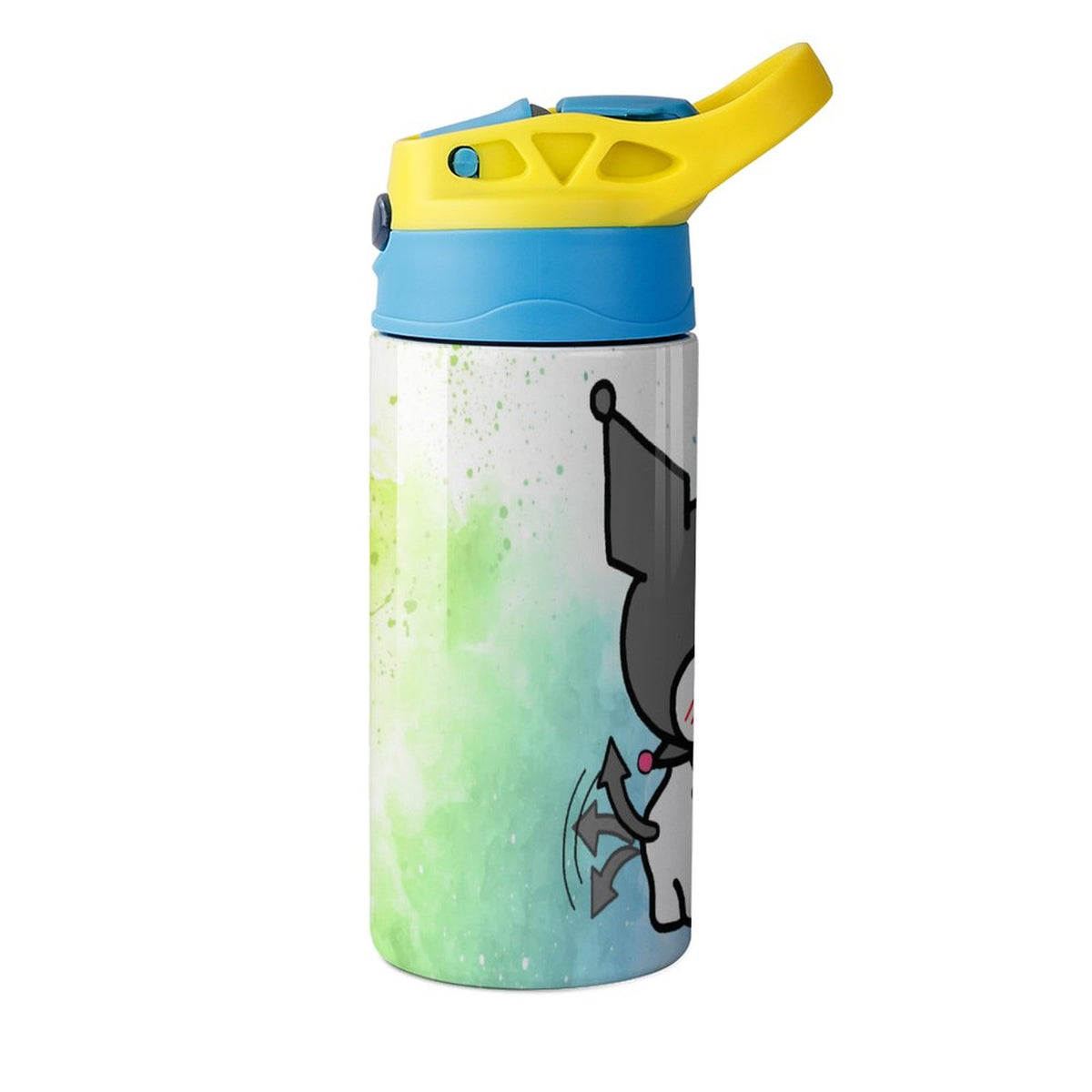 Stainless Steel Vacuum Insulated Children's Water Bottle With Straw V58712