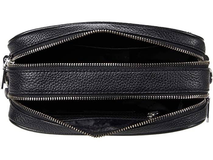 Black White Silver Crossbody Camera Bag Y162309