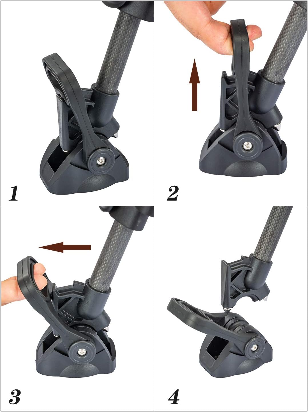 Carbon Fiber Video Tripod System with Fluid Drag Head Q4117