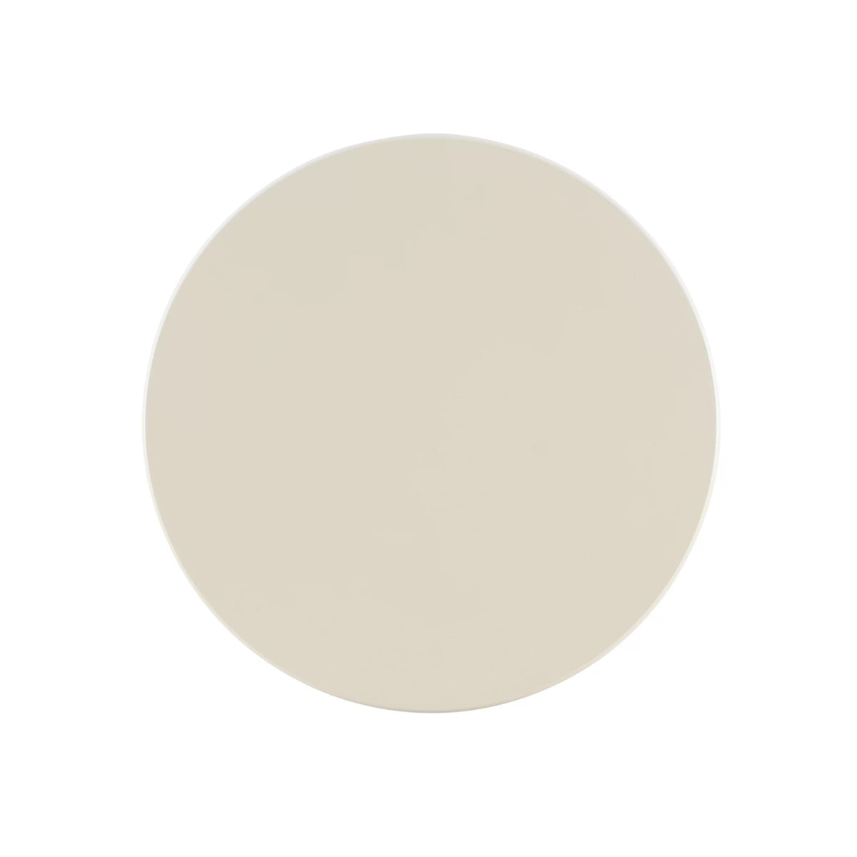 White Round Side Table with Shelf Q96600