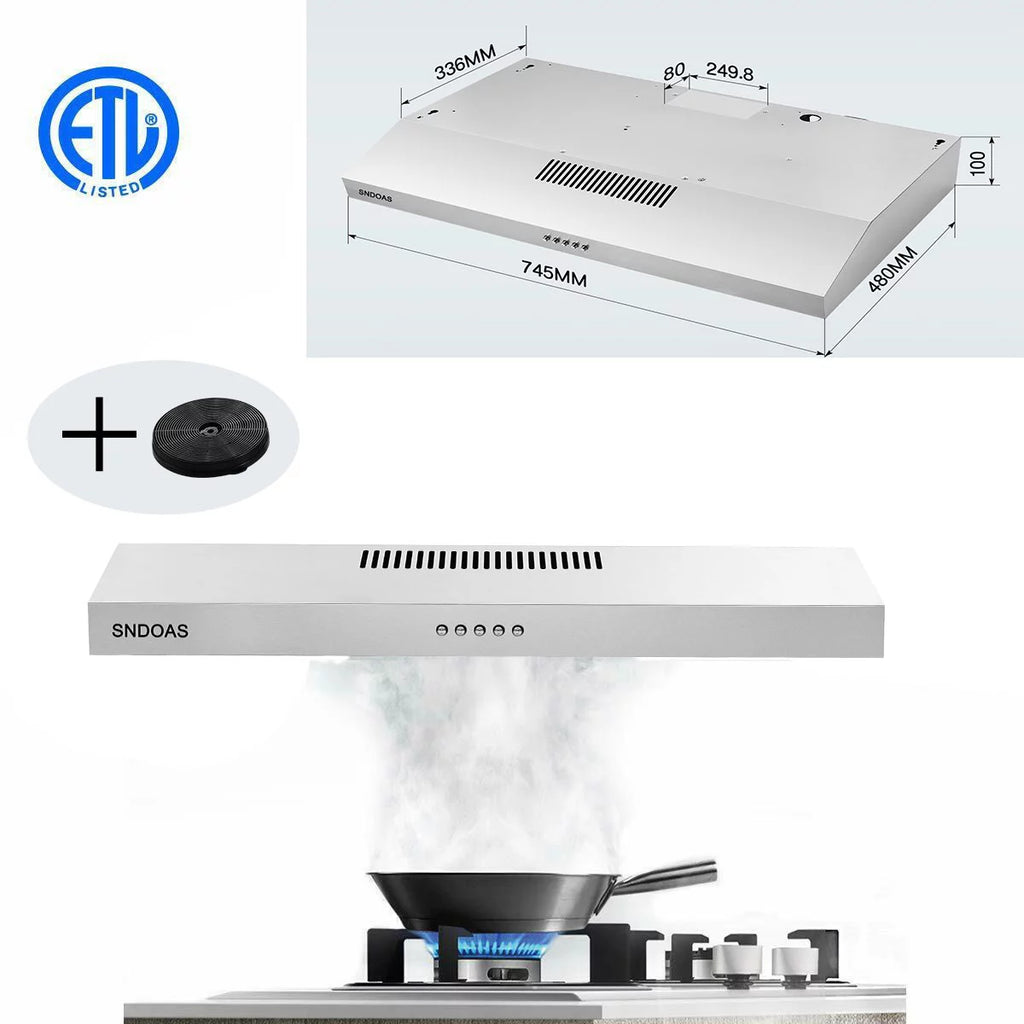 30-inch Stainless Steel Under Cabinet Range Hood Z23334