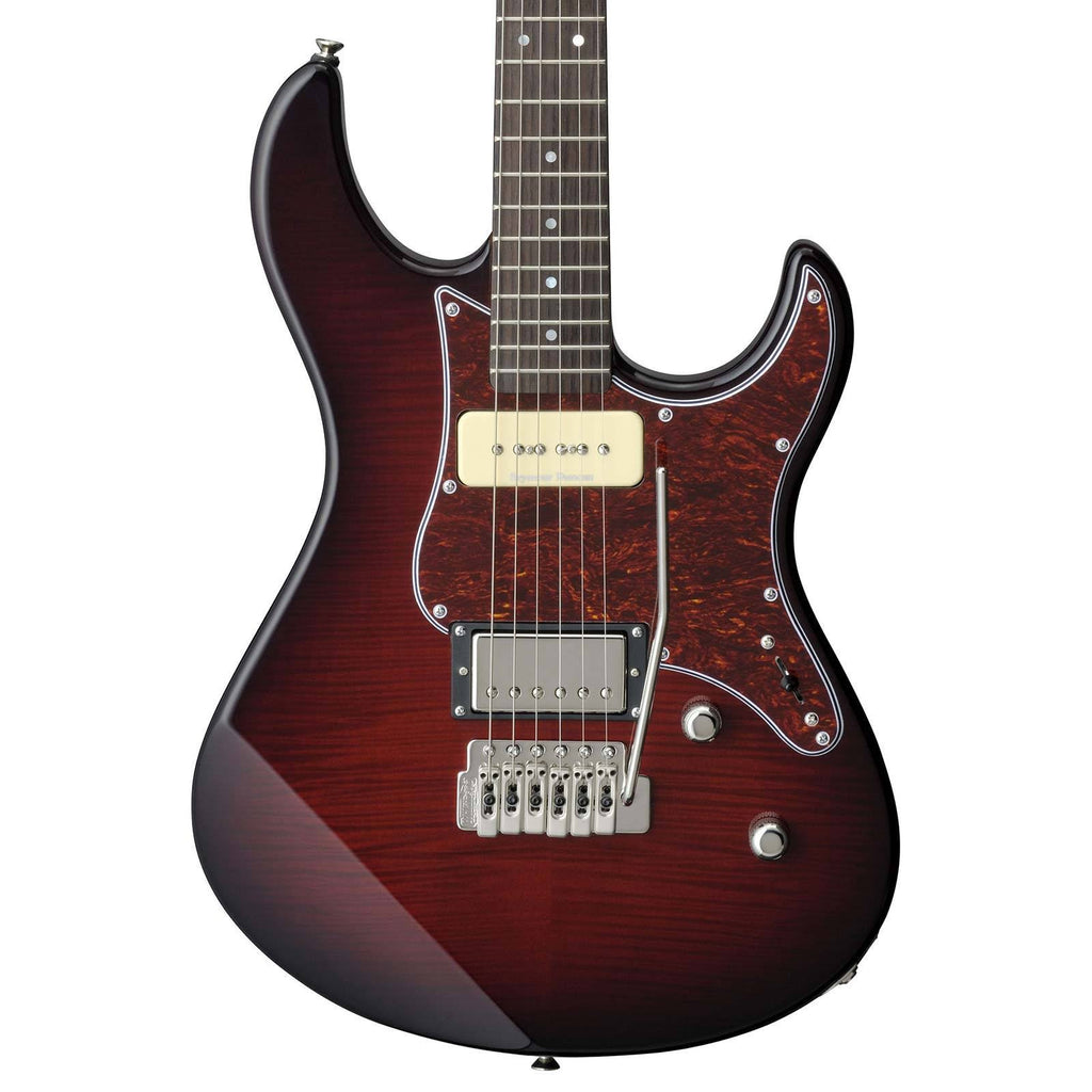 Dark Red Burst Electric Guitar with Rosewood Fretboard T82066