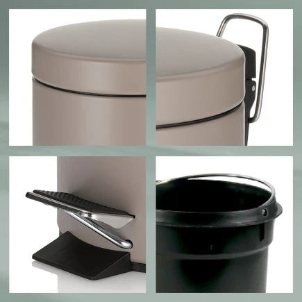 Cashmere Brown Dust Bin J29997