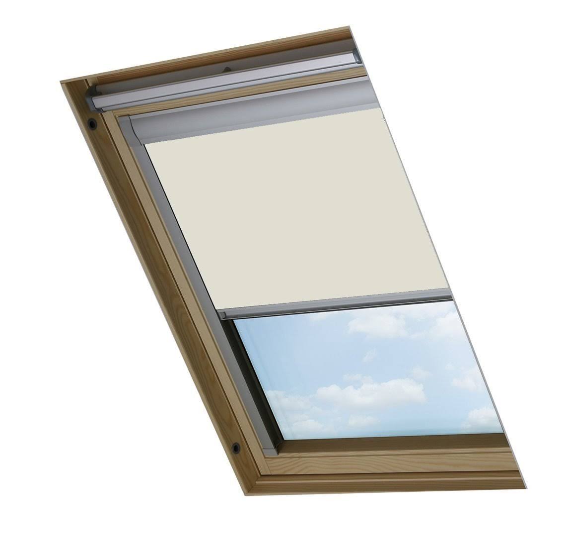 White Blockout Skylight Blind for Velux Roof Windows A1877