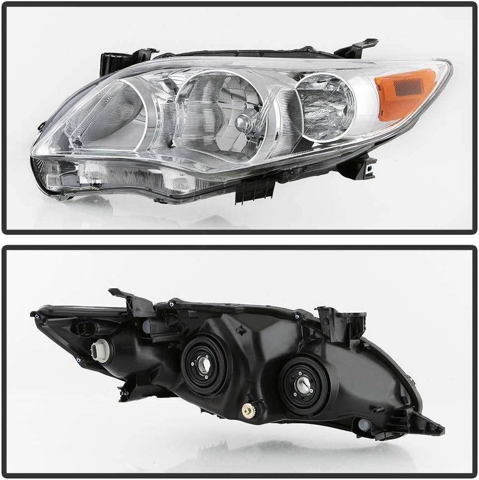 Chrome Housing Headlights Assembly for Toyota Corolla Q50979