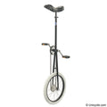 5' Giraffe Unicycle with White Tire A771