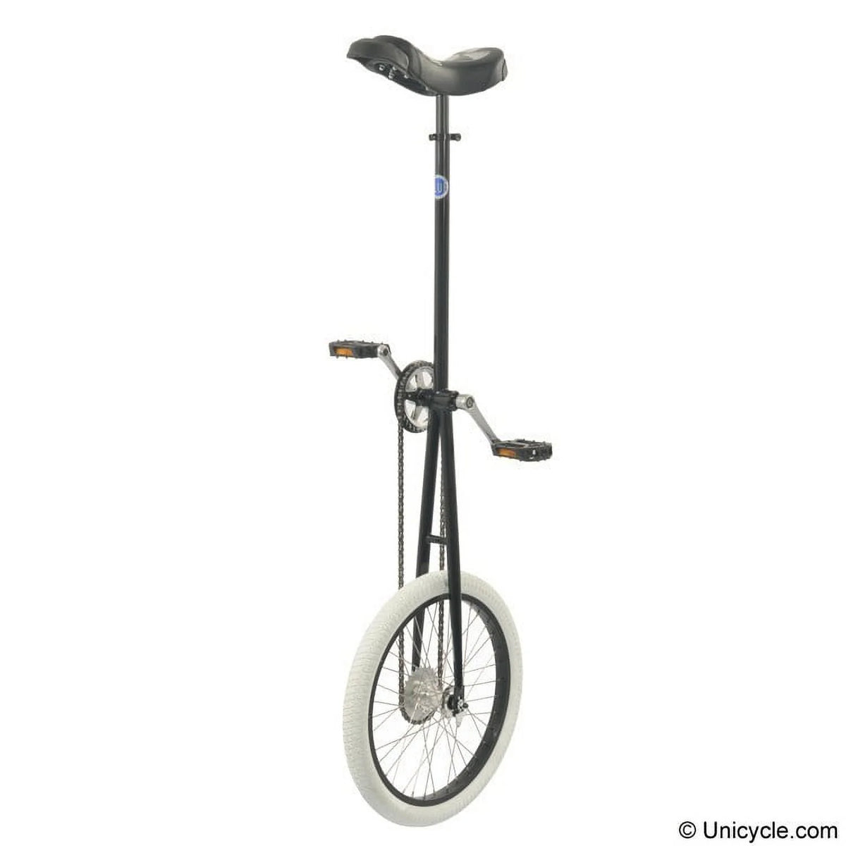 5' Giraffe Unicycle with White Tire A771