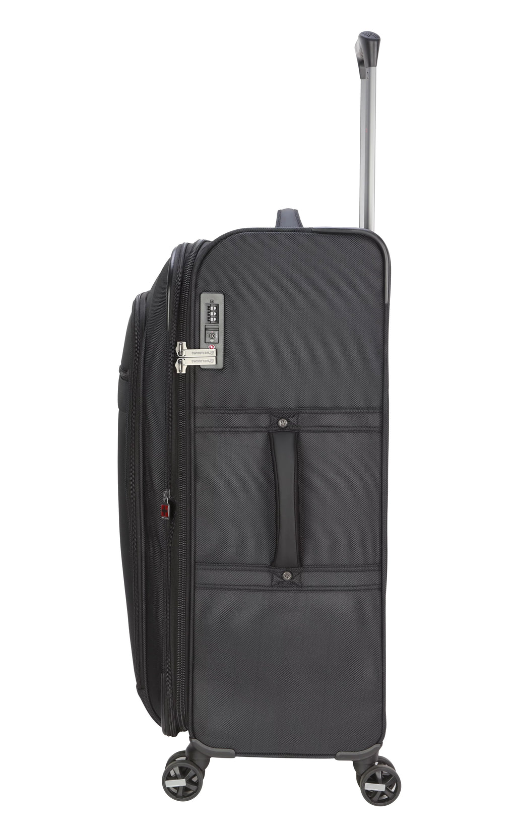 28in Black Softside Spinner Luggage Q962