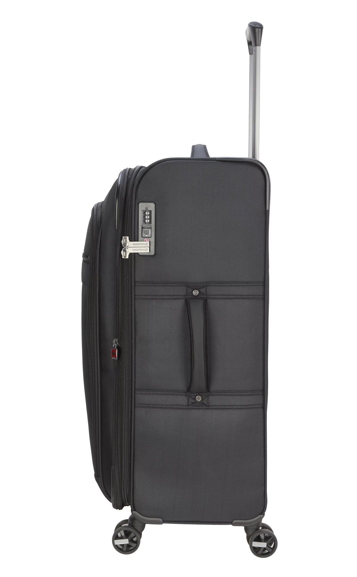 28in Black Softside Spinner Luggage Q962