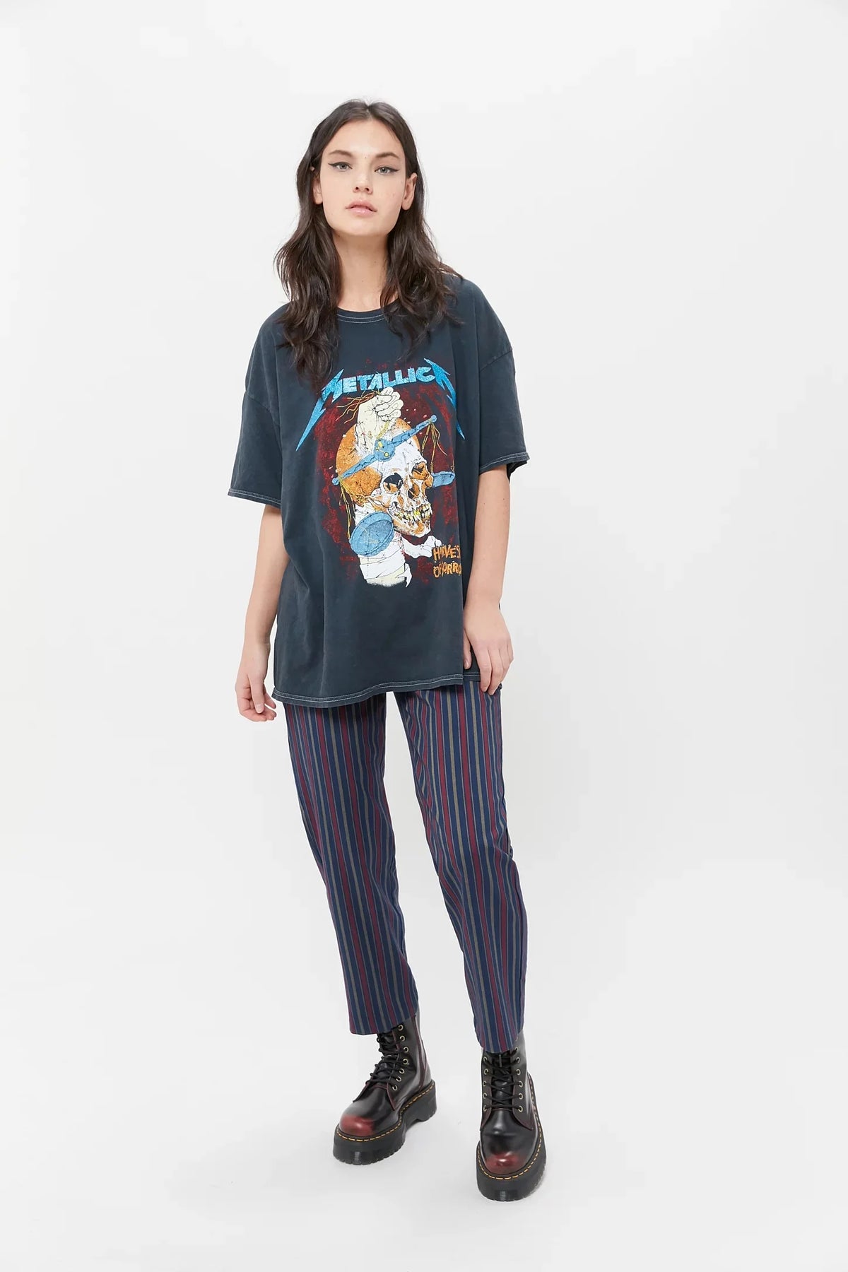 Metallica 1988 Tour Glitter Oversized Fit Tee T-Shirt C84339