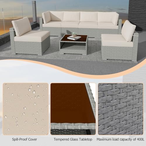 4 Seats Aluminum Outdoor Sofa Set with Coffee Table N380