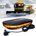 White & Amber COB LED Rooftop Strobe Light Bar with Magnetic Base L28118