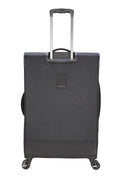 28in Black Softside Spinner Luggage Q962