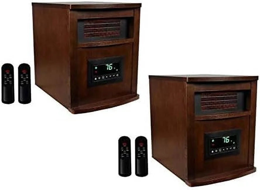 1500W Portable Infrared Quartz Space Heaters (Pair) X7518