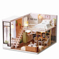 Wooden DIY Dollhouse Kit with Furniture, 1:24 Scale T4156