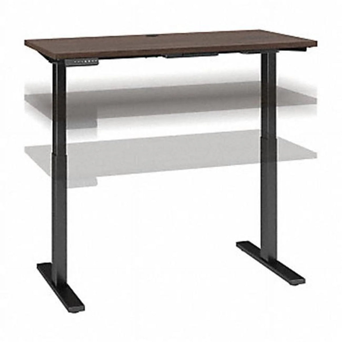 48 x 24 in. Black Walnut Electric Standing Desk G903