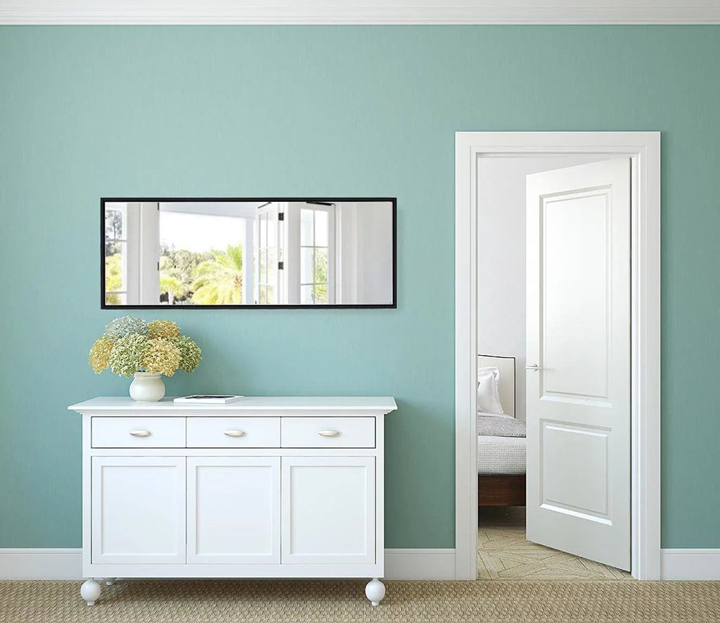 Black 18" x 48" Wall Mirror P418016