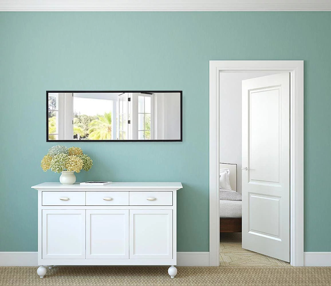 Black 18" x 48" Wall Mirror P418016