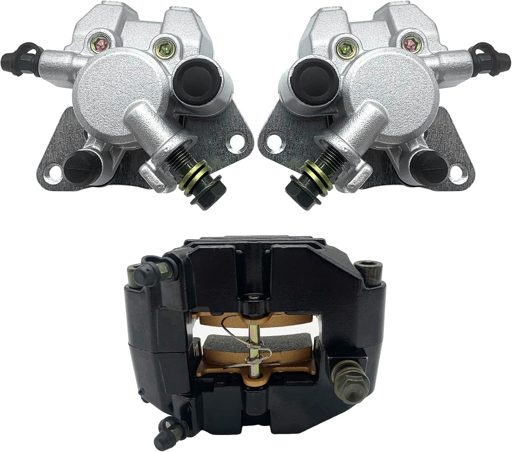 Front Left Right & Rear Brake Calipers for Yamaha Grizzly 660 YFM660 F 2002-2008 W59821