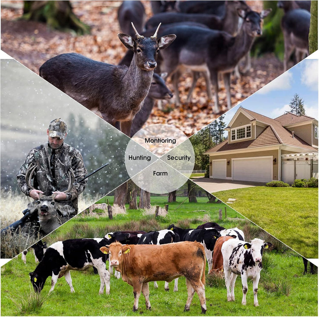 4K 30MP WiFi Trail Camera with 850nm Low Glow Night Vision and 32GB Card O9487