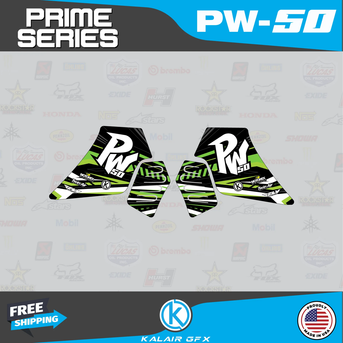 GFX Graphics Kit for Yamaha PW50 B92657