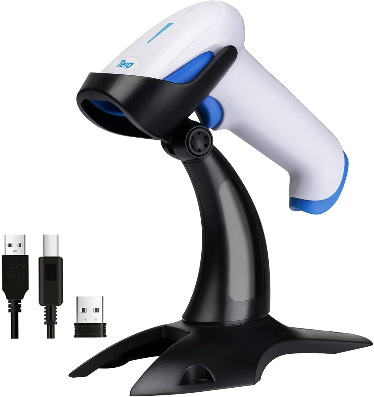 2D Wireless Barcode Scanner with Stand, Pack of 2 G62306