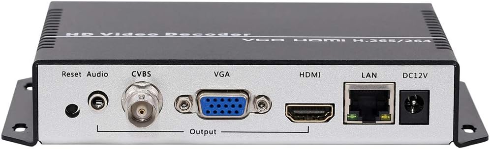 H.265 H.264 IP Video Decoder HDMI VGA CVBS Video Audio Streaming Decoder RTSP UDP SRT ONVIF Decoder P7853