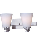 2-Light Bath Vanity Satin Nickel O596