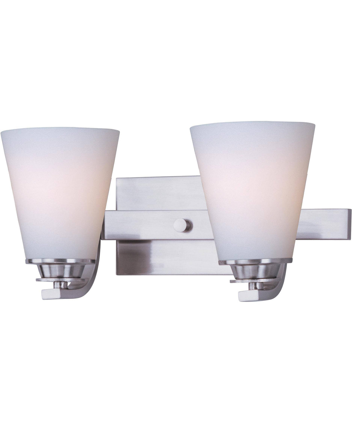 2-Light Bath Vanity Satin Nickel O596