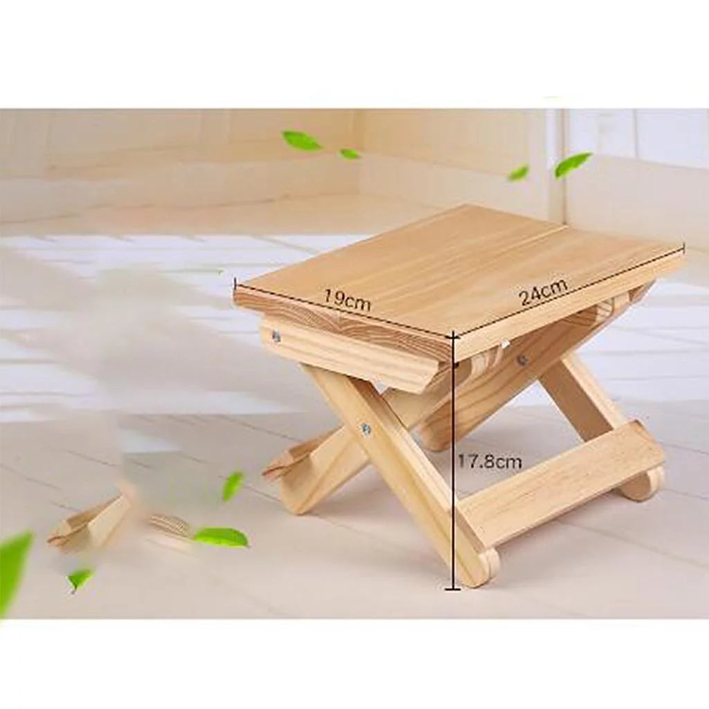 Folding Wooden Step Stool J408