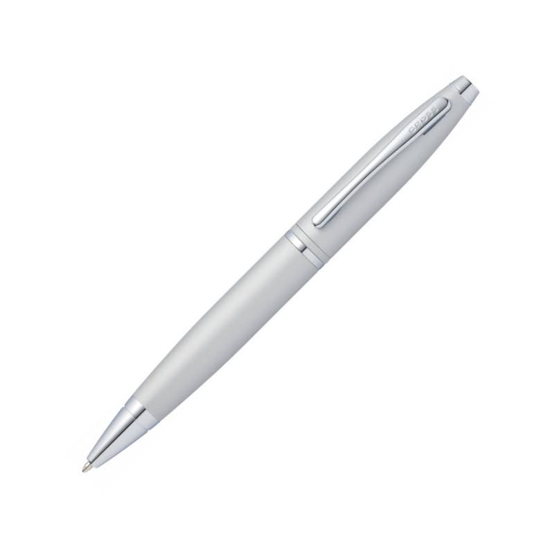 Satin Chrome Ballpoint Pen and Black Medium Journal G808109