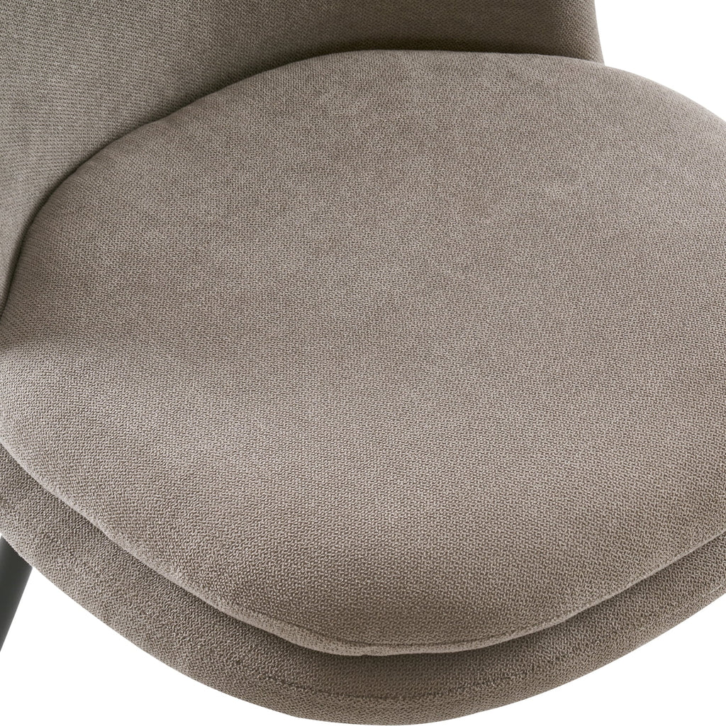 Gray Upholstered Dining Chairs Set of 2 T748