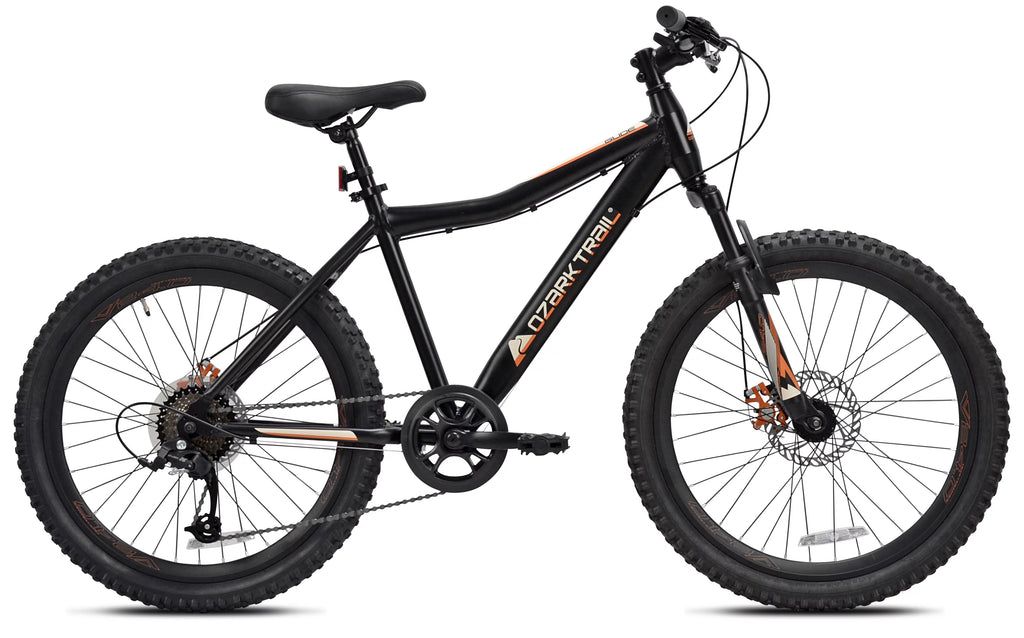 24 Glide Mountain Bike, 8 Speed, Black M157