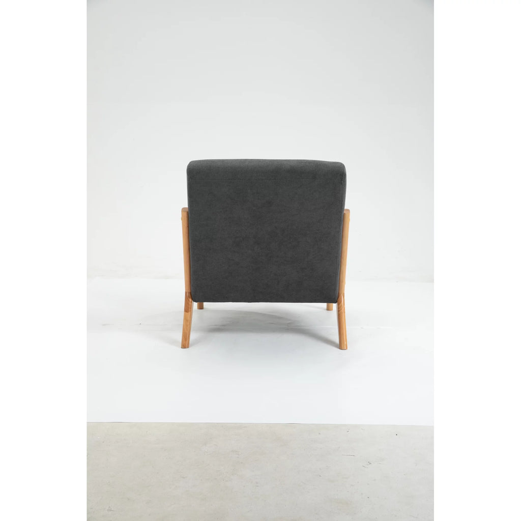 Mid Century Modern Upholstered Accent Chair with Wood Frame X790
