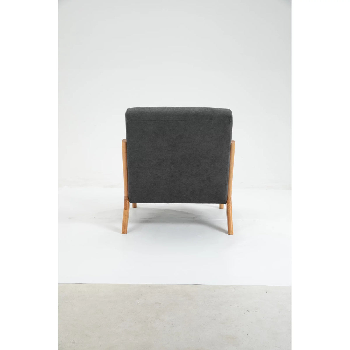 Mid Century Modern Upholstered Accent Chair with Wood Frame X790