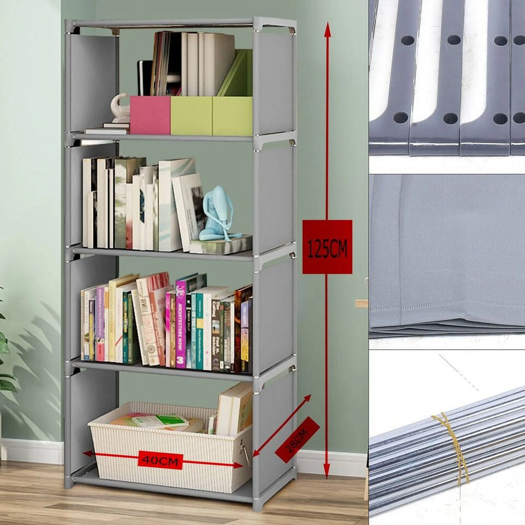 4 Tier Wood Bookcase R645601