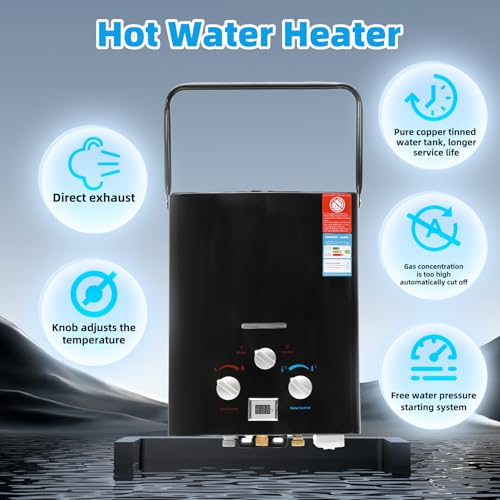 Portable Propane Tankless Water Heater 6L P6629