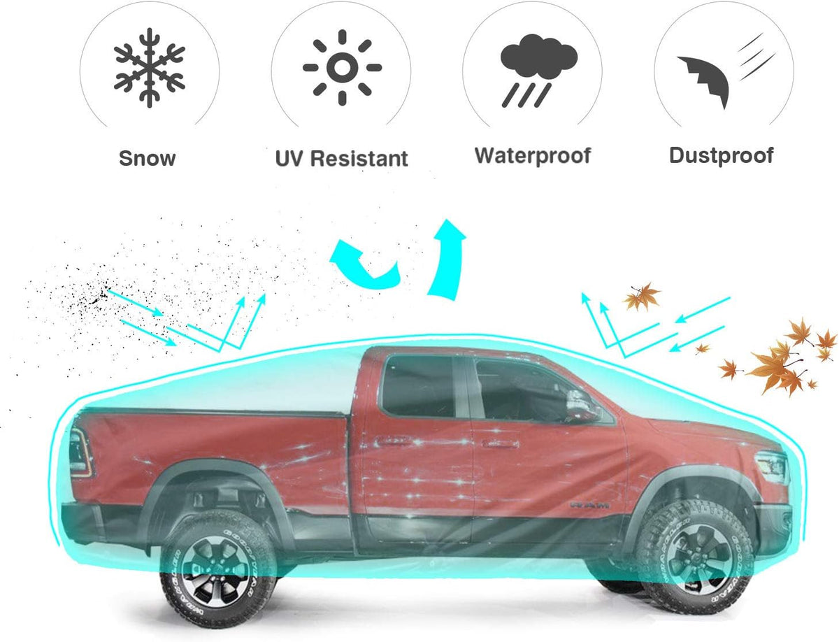 5 Layers Waterproof Breathable Truck Car Cover H728427