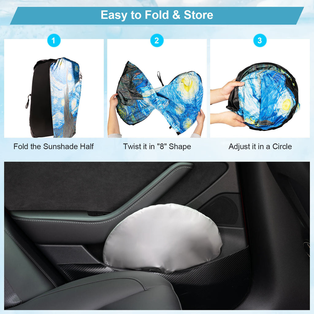 Car Windshield Sun Shade Cover T456248
